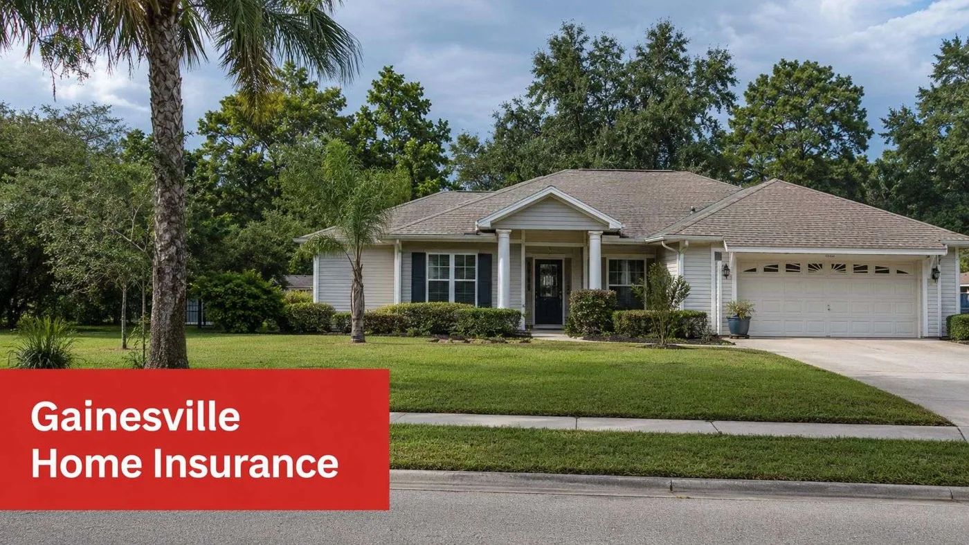 homeowners insurance near gainesville suburban house Homeowners Insurance Near Gainesville: Your 2026 Guide Renewal season has a way of making Gainesville homeowners stare at the same question twice. The house isn't on the coast, the roof made it through another storm cycle, and still the premium comes back higher than expected. That's why Homeowners Insurance Near Gainesville deserves a local, Florida-only guide, not a generic explainer that skips over flood rules, roof records, and the quiet details that affect the price. A modern single-story suburban family home in Gainesville with a manicured lawn and large trees.