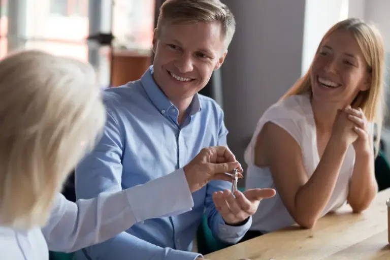 Property Manager Insurance Family Getting Keys from the Property Management Company 768x512 1 Property Manager Insurance  
