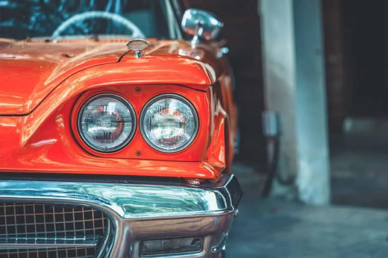 Classic Car Insurance Classic Red Car in a Garage 768x512 1 Classic Car Insurance Coverage for your prized possession.