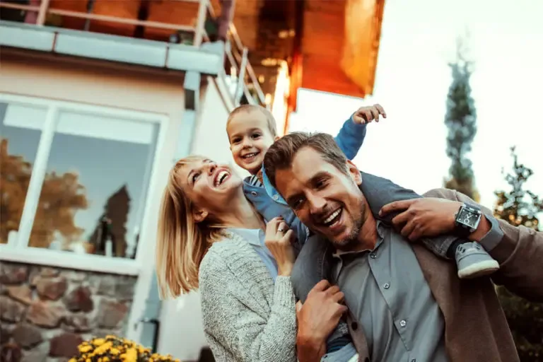 Umbrella Insurance Family Having Fun Outside of Their Home 768x512 1 Umbrella Insurance An extra layer of coverage when you need it.